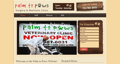 Desktop Screenshot of palmtopaws.com